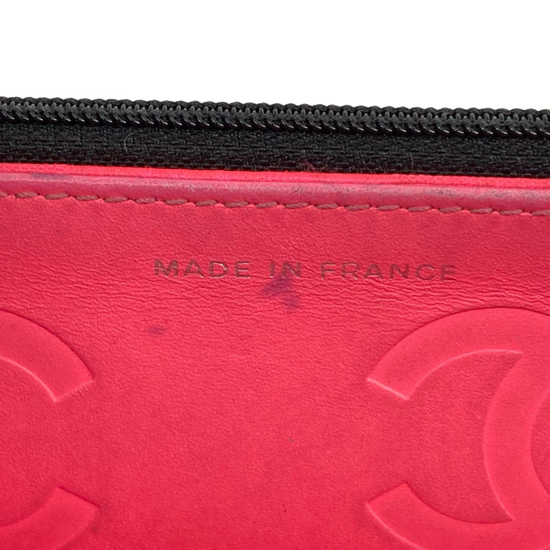 △ CHANEL 香奈兒 Black Calfskin Silver Tone Metal Cambon No.16 Chain Wallet 黑色小牛皮銀色金屬No.16鏈條銀包-267009841-20