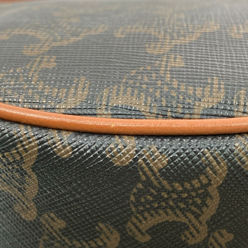 △ CELINE 思琳 Black And Brown Coated Canvas Ava Shoulder Bag 黑色和啡色塗層帆布肩背包-267010530-6