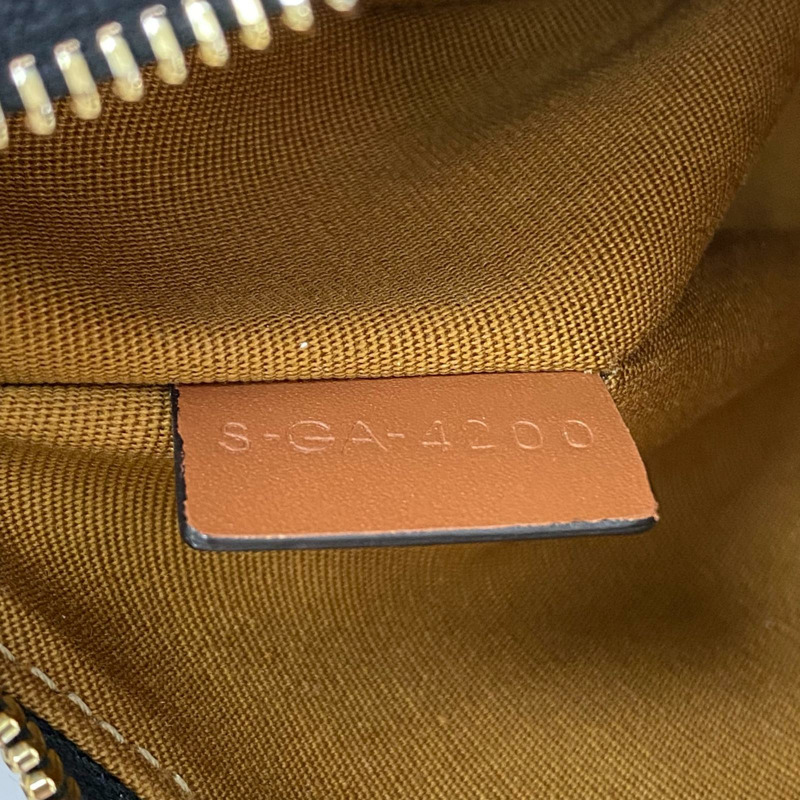 △ CELINE 思琳 Black And Brown Coated Canvas Ava Shoulder Bag 黑色和啡色塗層帆布肩背包-267010530-13