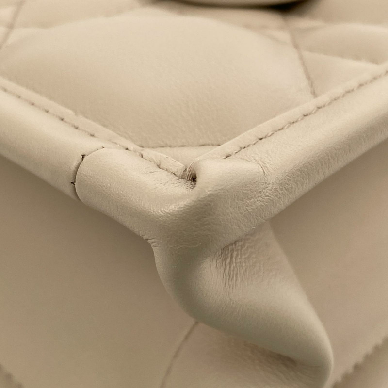 △ Christian Dior 迪奥 Beige Calfskin Mini Book Tote 2 way bag 淺褐色小牛皮兩用袋-267009734-7