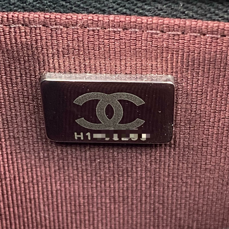 △ CHANEL 香奈兒 Black Caviar Skin 19CM Silver Tone Metal  Chain Wallet 黑色粒紋小牛皮19CM銀色金屬鏈條銀包 AP4241-267009809-22