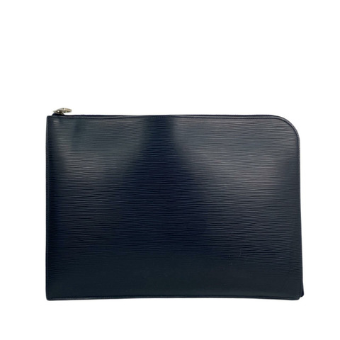 △ LOUIS VUITTON 路易·威登 Navy Epi Leather Epée Pochette Jour Clutch 深藍色水波紋皮革手拿包-267009970