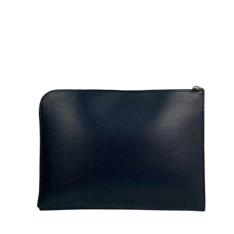△ LOUIS VUITTON 路易·威登 Navy Epi Leather Epée Pochette Jour Clutch 深藍色水波紋皮革手拿包-267009970-1