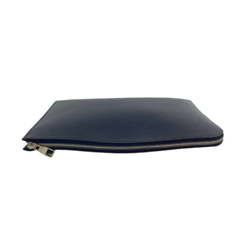 △ LOUIS VUITTON 路易·威登 Navy Epi Leather Epée Pochette Jour Clutch 深藍色水波紋皮革手拿包-267009970-4