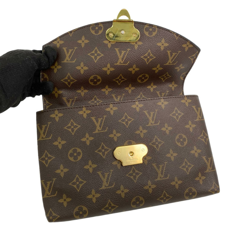 △ LOUIS VUITTON 路易·威登 Brown Coated Canvas Monogram Saint Placide Shoulder Bag 啡色塗層帆布經典老花肩背包 M43486-267009733-12