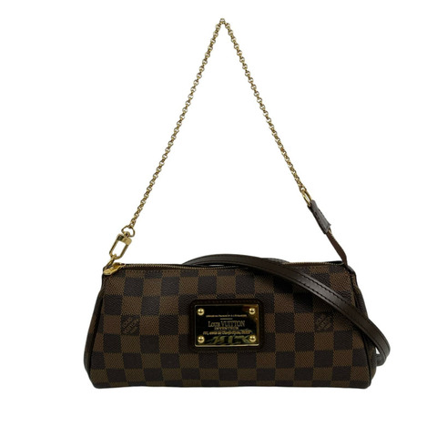 △ LOUIS VUITTON 路易·威登 Brown Coated Canvas Damier Eva 2 way bag 啡色塗層帆布經典格紋兩用袋 N55213-267009557