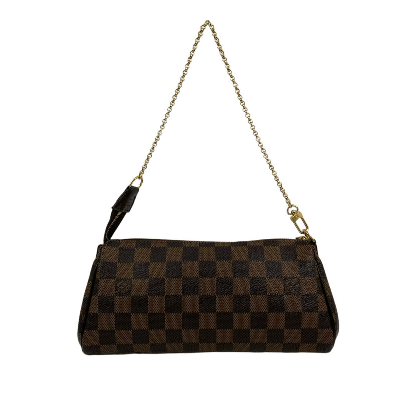 △ LOUIS VUITTON 路易·威登 Brown Coated Canvas Damier Eva 2 way bag 啡色塗層帆布經典格紋兩用袋 N55213-267009557-1