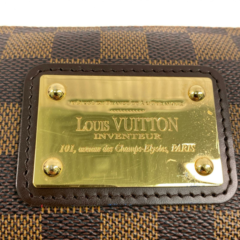 △ LOUIS VUITTON 路易·威登 Brown Coated Canvas Damier Eva 2 way bag 啡色塗層帆布經典格紋兩用袋 N55213-267009557-9