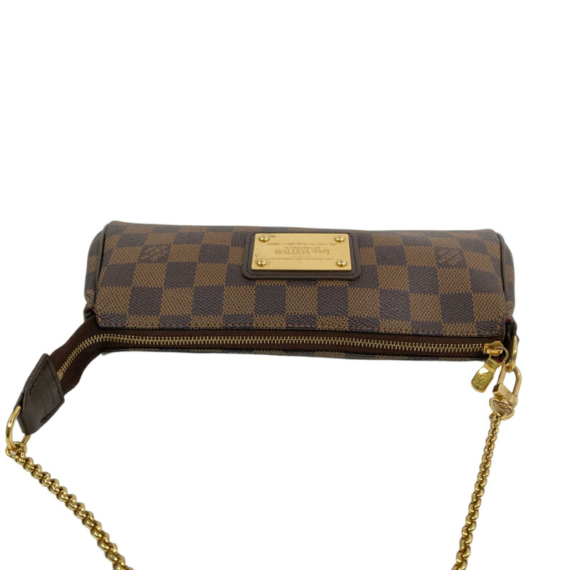 △ LOUIS VUITTON 路易·威登 Brown Coated Canvas Damier Eva 2 way bag 啡色塗層帆布經典格紋兩用袋 N55213-267009557-10