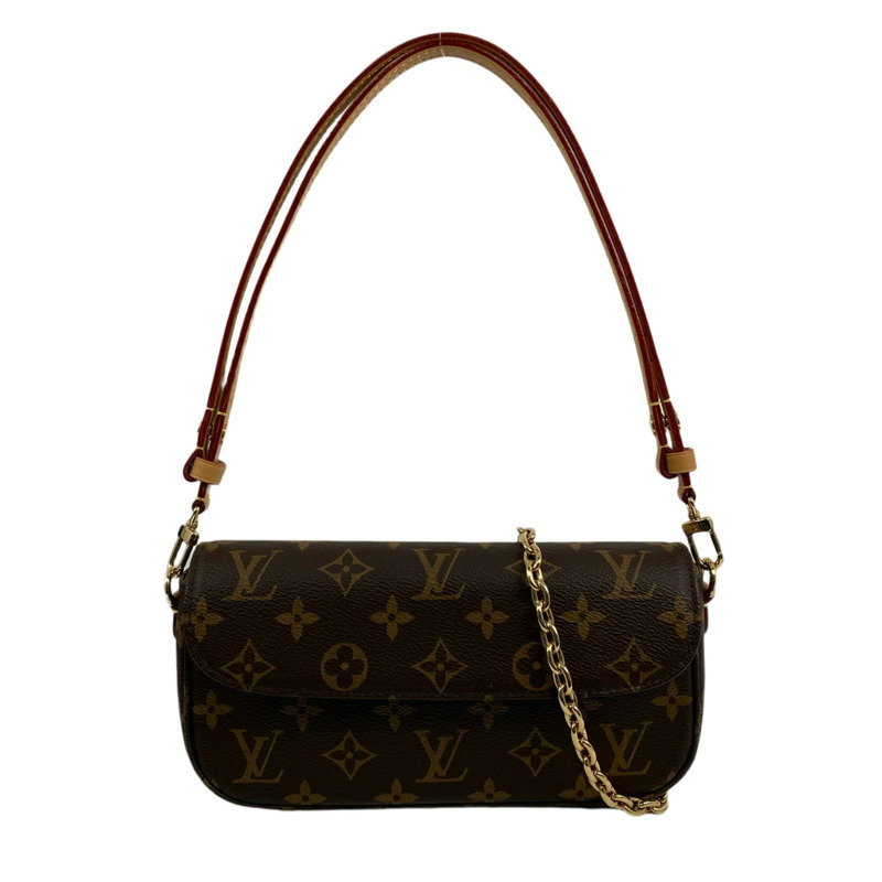 △ LOUIS VUITTON 路易·威登 Brown Coated Canvas Monogram Ivy Chain Wallet 啡色塗層帆布經典花紋鏈條銀包 M81911-267010671-1