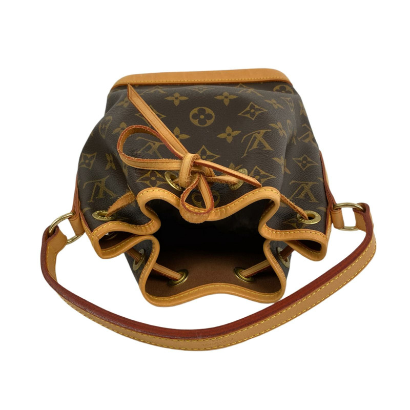 △ LOUIS VUITTON 路易·威登 Brown Coated Canvas Monogram Mini Noe Handbag 啡色塗層帆布經典花紋手挽袋 M42227-267010643-11