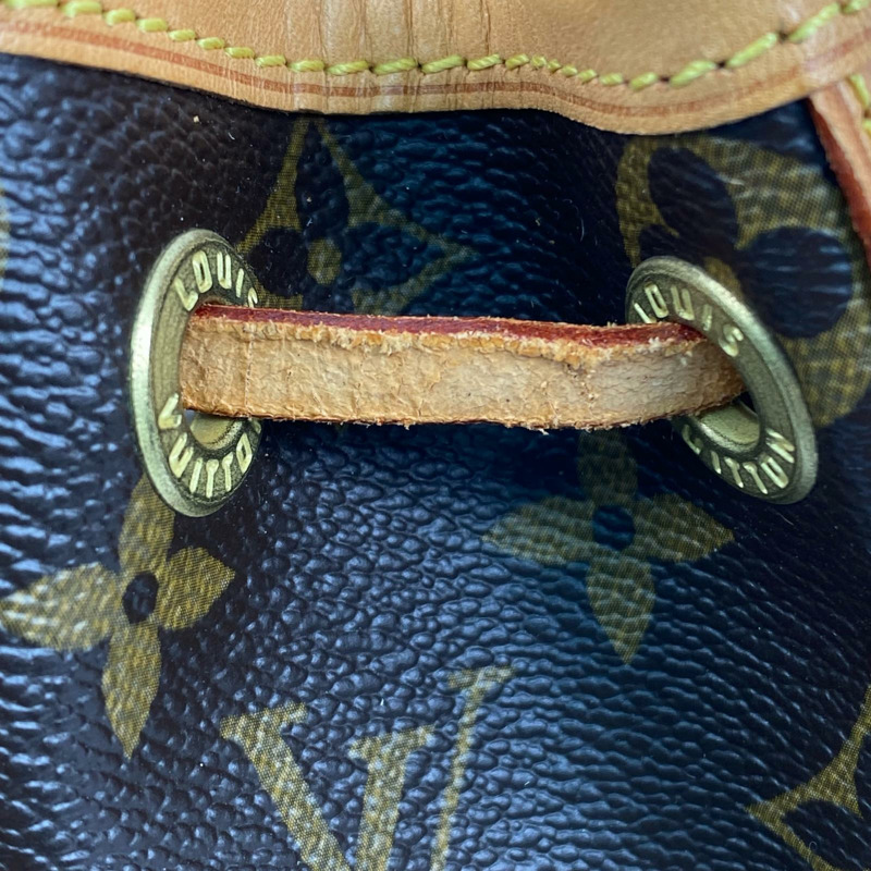△ LOUIS VUITTON 路易·威登 Brown Coated Canvas Monogram Mini Noe Handbag 啡色塗層帆布經典花紋手挽袋 M42227-267010643-14