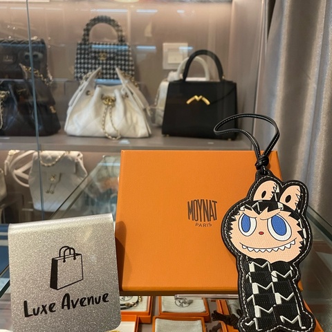 Moynat x Kasing Lung The Monsters Labubu Bag Charm Black