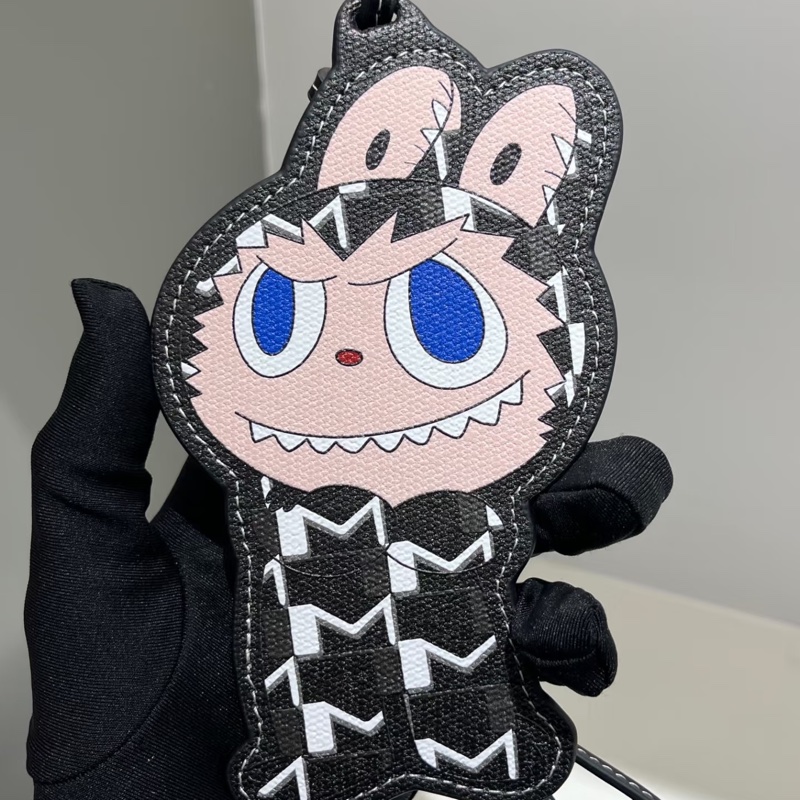 Moynat x Kasing Lung The Monsters Labubu Bag Charm Black-3