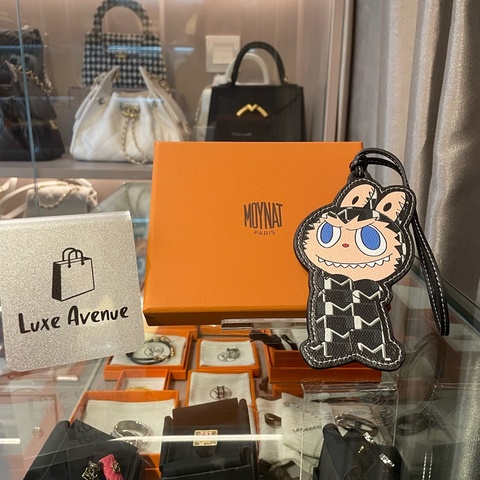 Moynat x Kasing Lung The Monsters Labubu Bag Charm Black