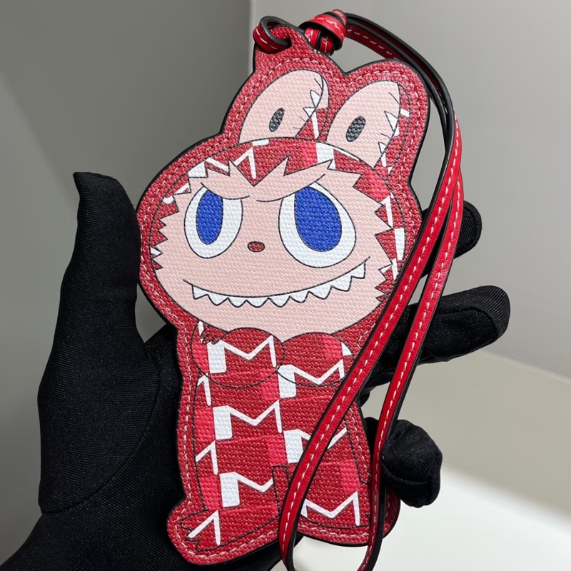 Moynat x Kasing Lung The Monsters Labubu Bag Charm Red-3