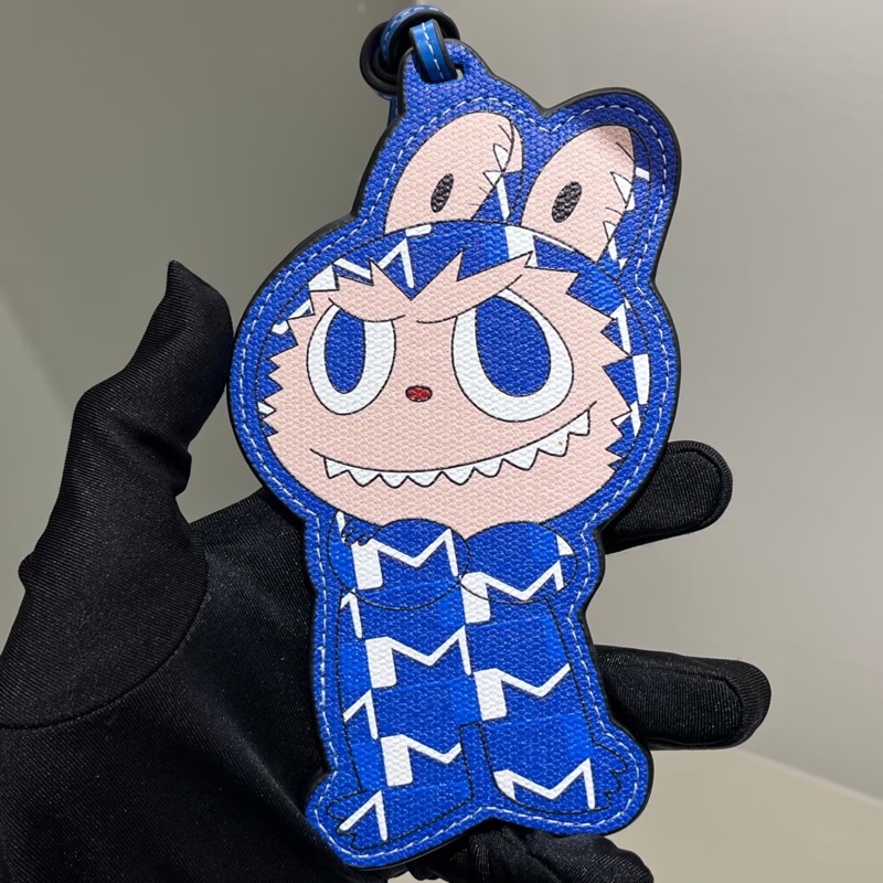 Moynat x Kasing Lung The Monsters Labubu Bag Charm Blue-3