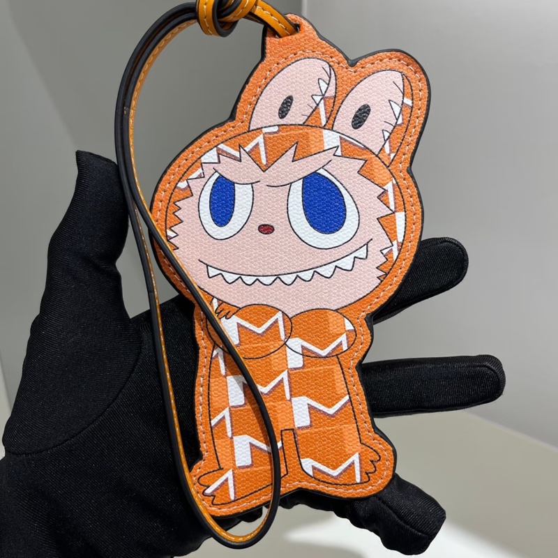 Moynat x Kasing Lung The Monsters Labubu Bag Charm Orange-3