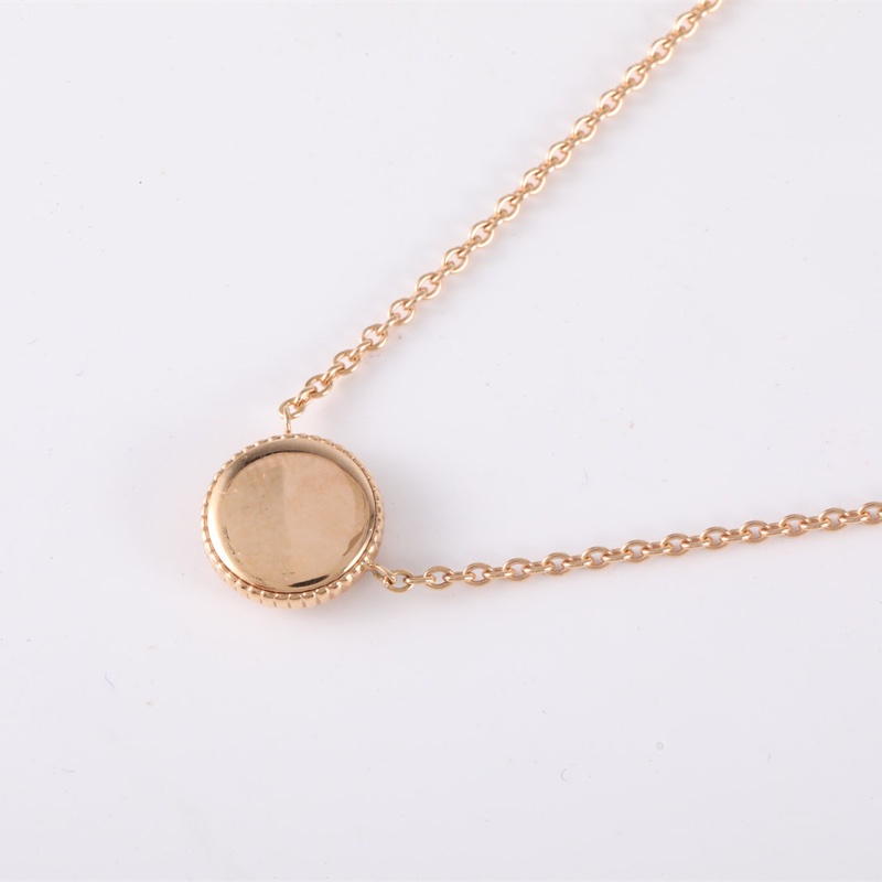 DIOR 18K玫瑰金ROSEDESVENTS滿鑽八芒星羅盤項鏈-2