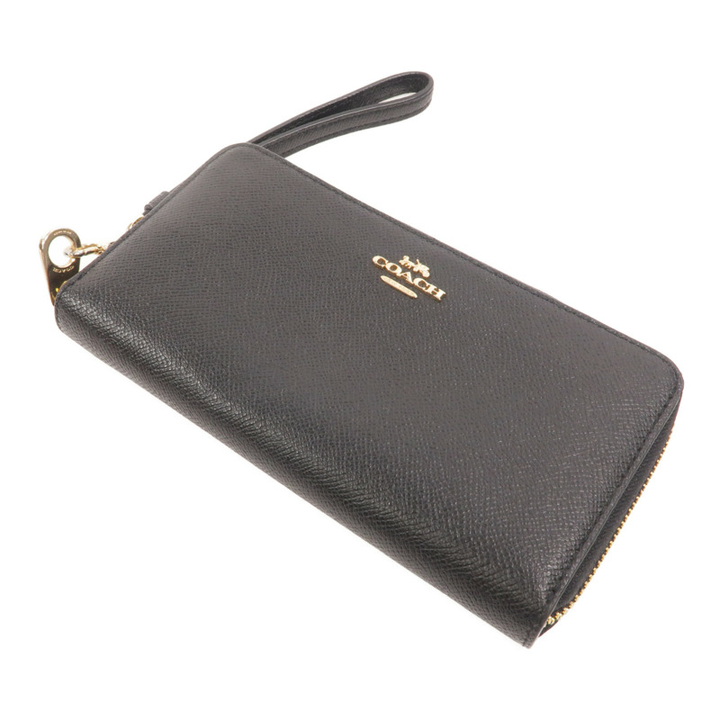 COACH 牛皮皮革Long wallet長錢包-5
