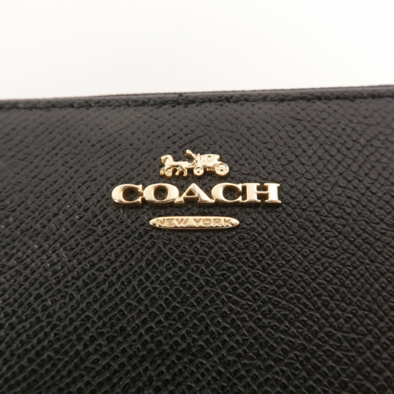 COACH 牛皮皮革Long wallet長錢包-9