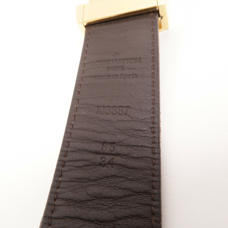 LOUIS VUITTON Monogram Belt 85cm皮帶-4