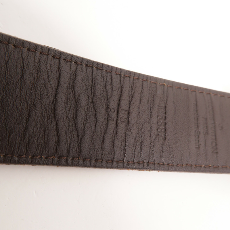 LOUIS VUITTON Monogram Belt 85cm皮帶-9