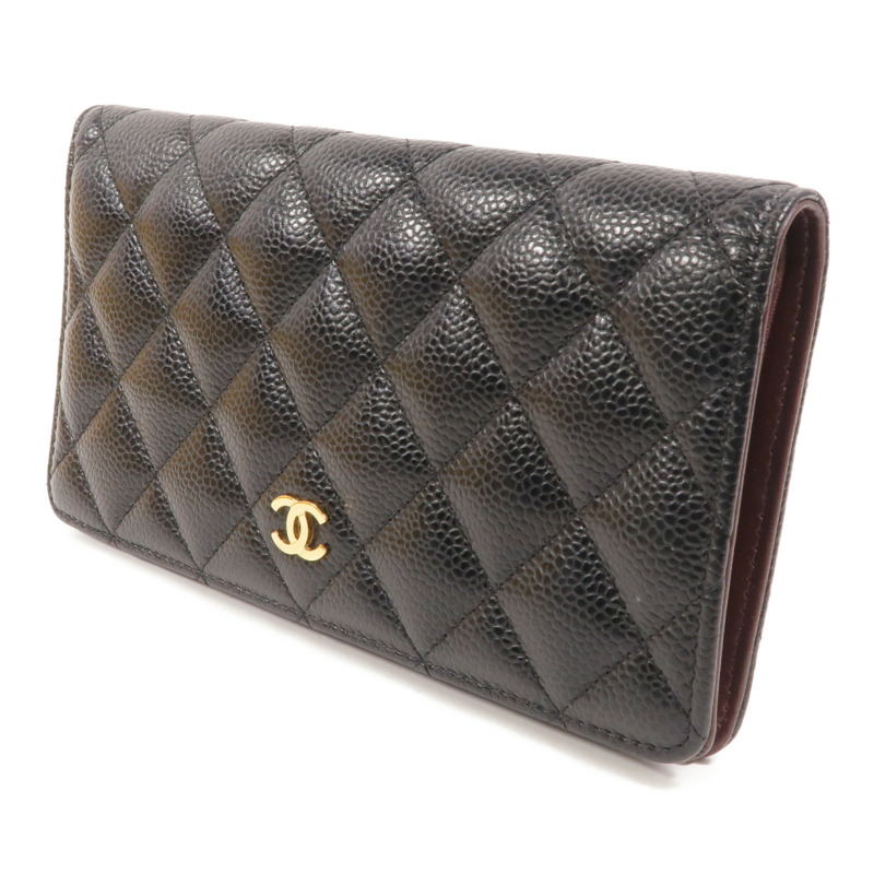 CHANEL 牛皮皮革Classic Long Flap Wallet長錢包-2