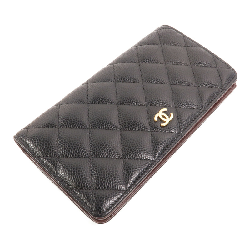 CHANEL 牛皮皮革Classic Long Flap Wallet長錢包-4