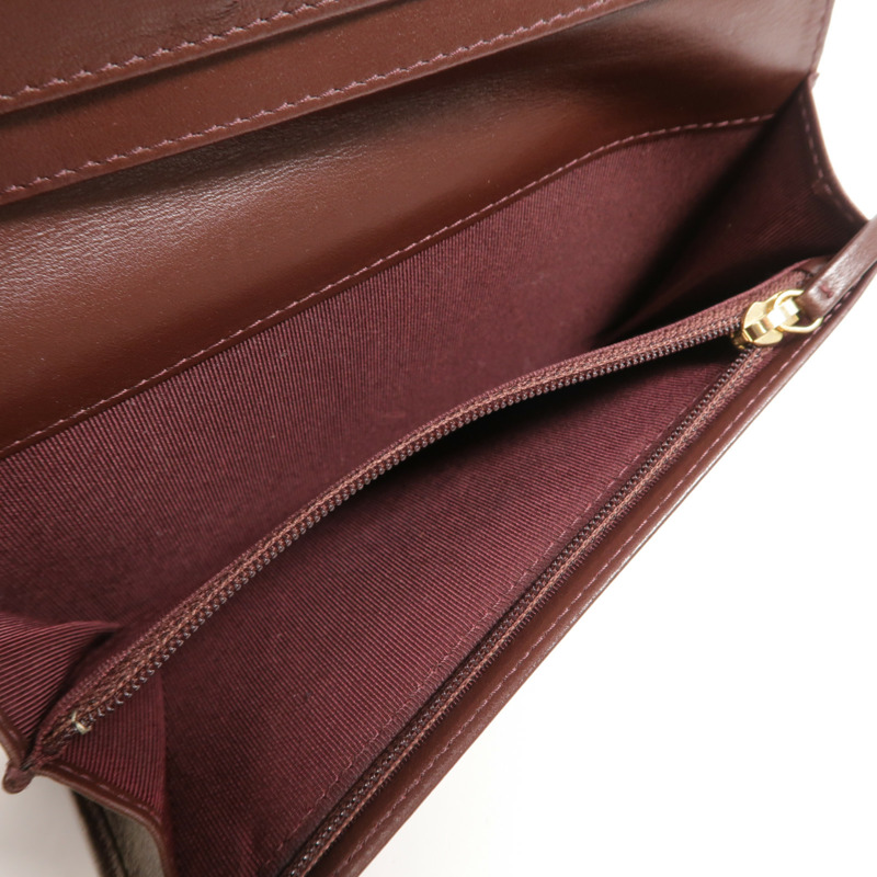 CHANEL 牛皮皮革Classic Long Flap Wallet長錢包-8
