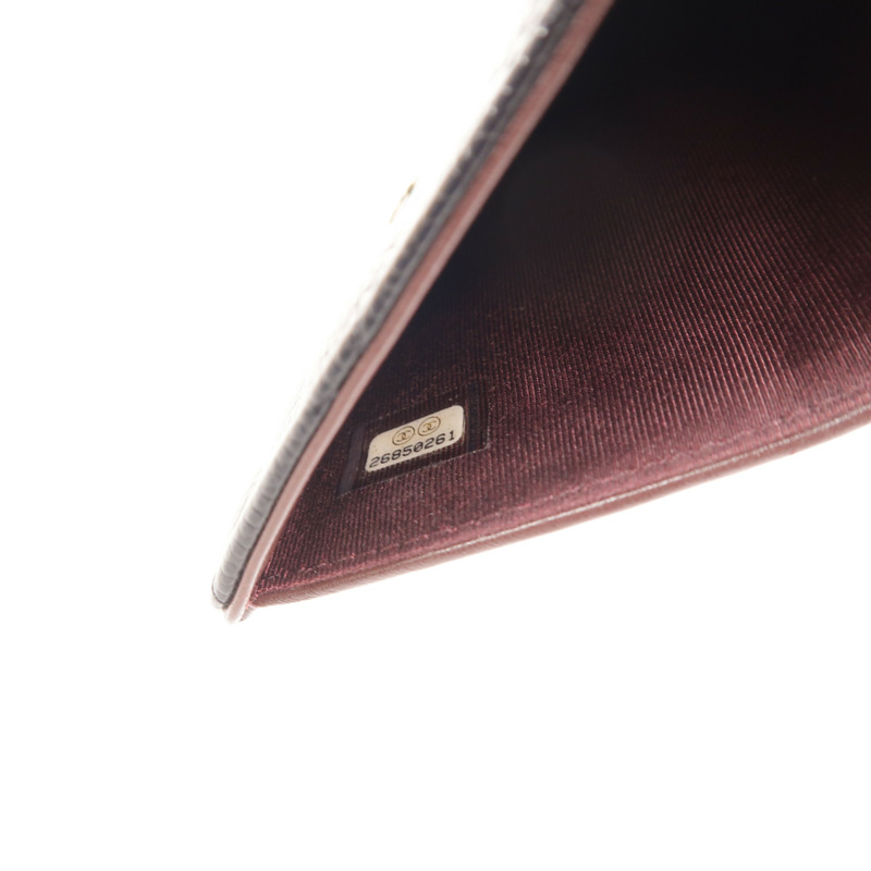CHANEL 牛皮皮革Classic Long Flap Wallet長錢包-11