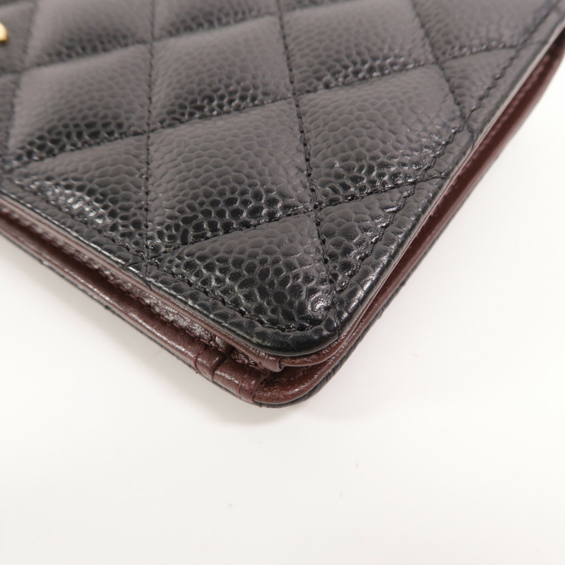 CHANEL 牛皮皮革Classic Long Flap Wallet長錢包-15