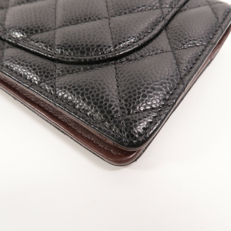 CHANEL 牛皮皮革Classic Long Flap Wallet長錢包-17