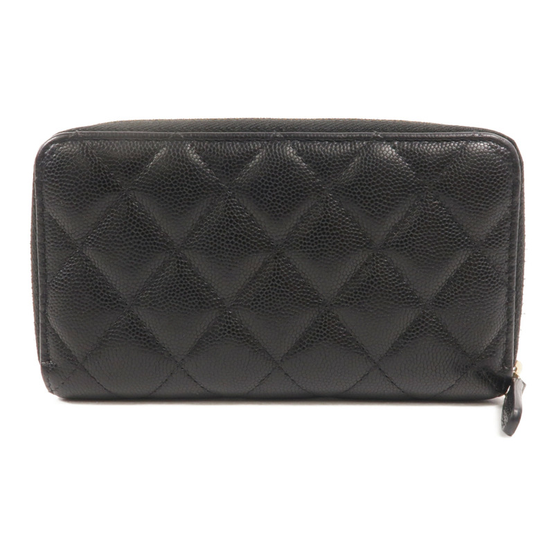 CHANEL 牛皮皮革Classic Medium Zipped Wallet長錢包-1