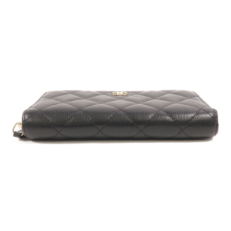CHANEL 牛皮皮革Classic Medium Zipped Wallet長錢包-3