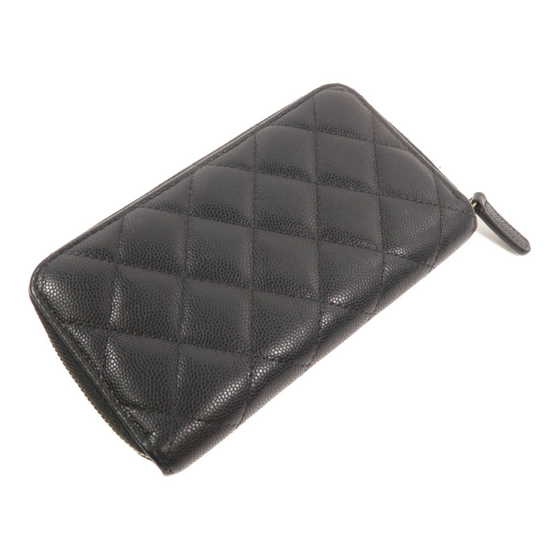 CHANEL 牛皮皮革Classic Medium Zipped Wallet長錢包-5