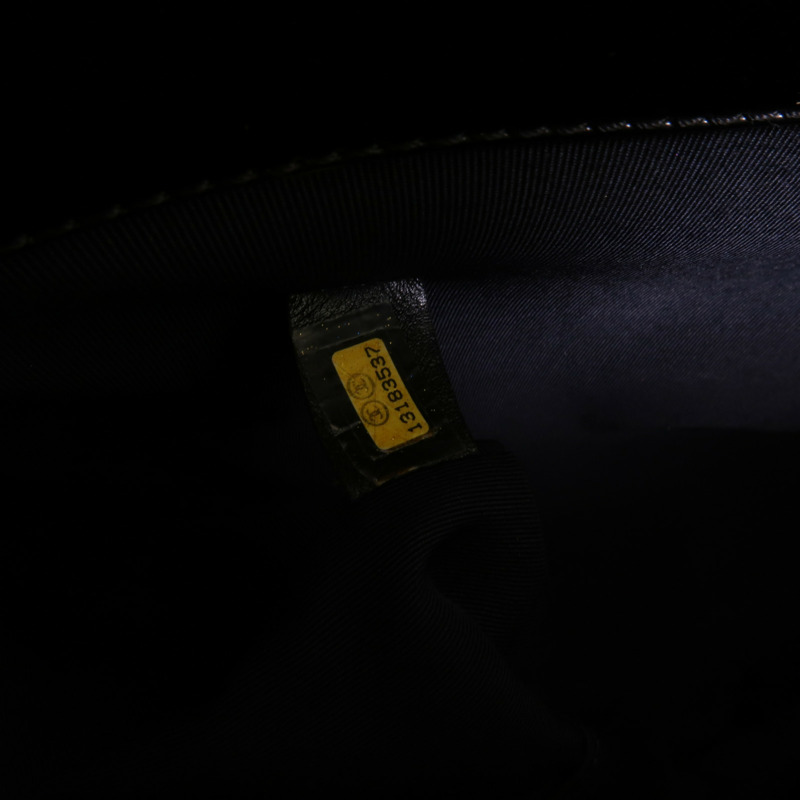 CHANEL 漆皮皮革GST Grand Shopping Tote Bag鏈帶肩背袋-8