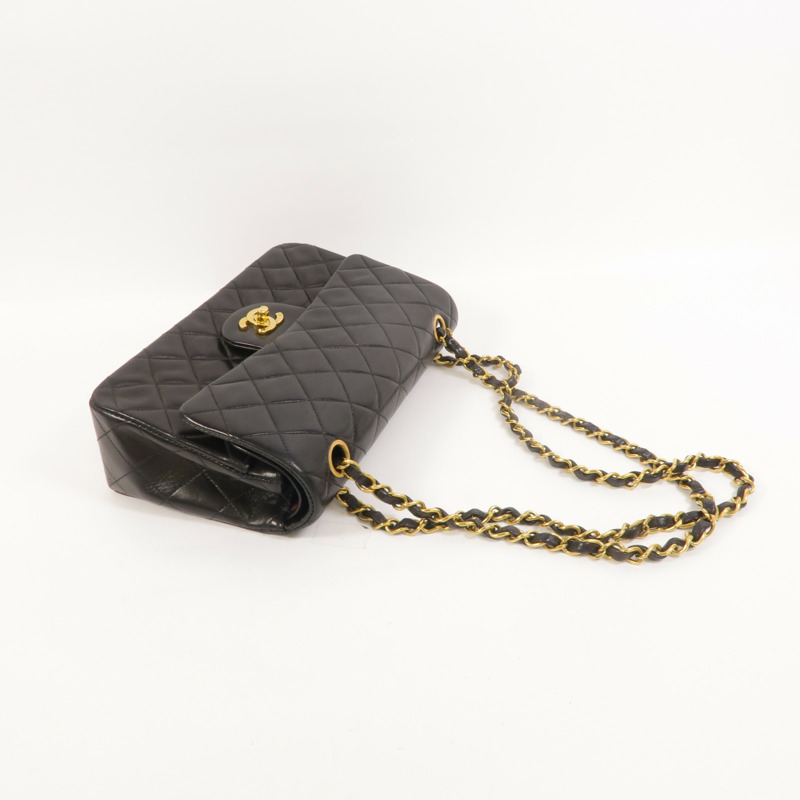 CHANEL 羊皮皮革Vintage Classic 23鏈帶肩背袋-8