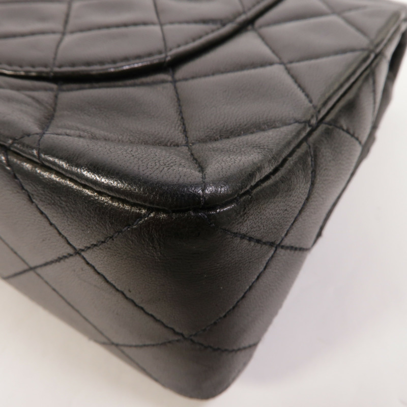 CHANEL 羊皮皮革Vintage Classic 23鏈帶肩背袋-13