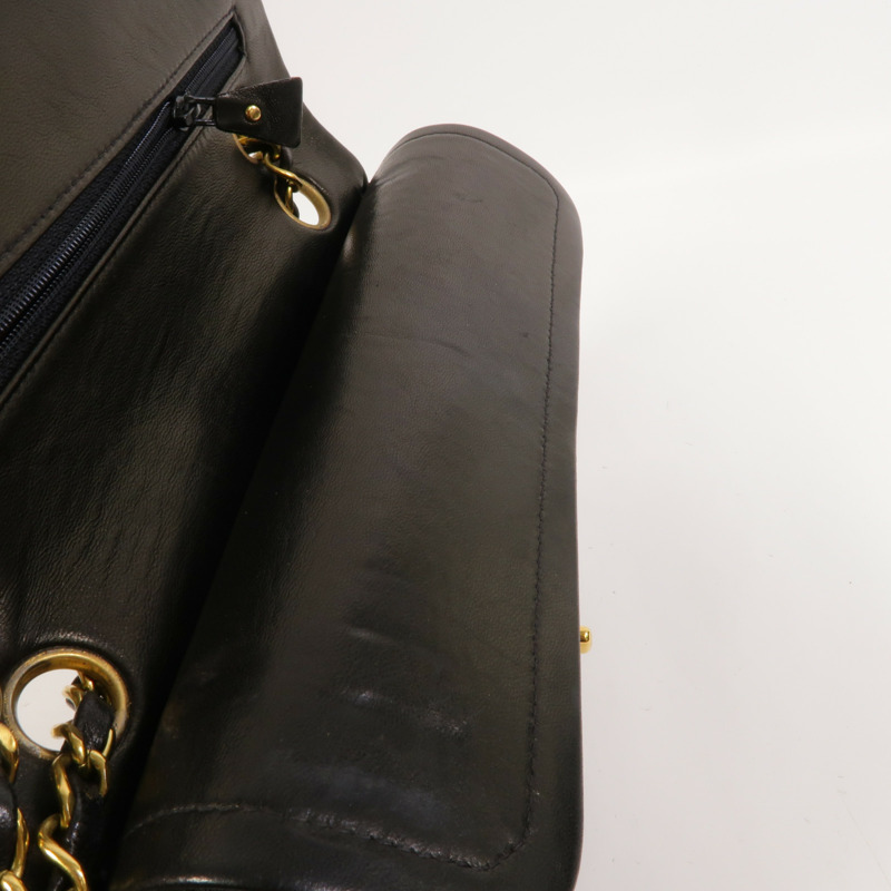 CHANEL 羊皮皮革Vintage Classic 23鏈帶肩背袋-19