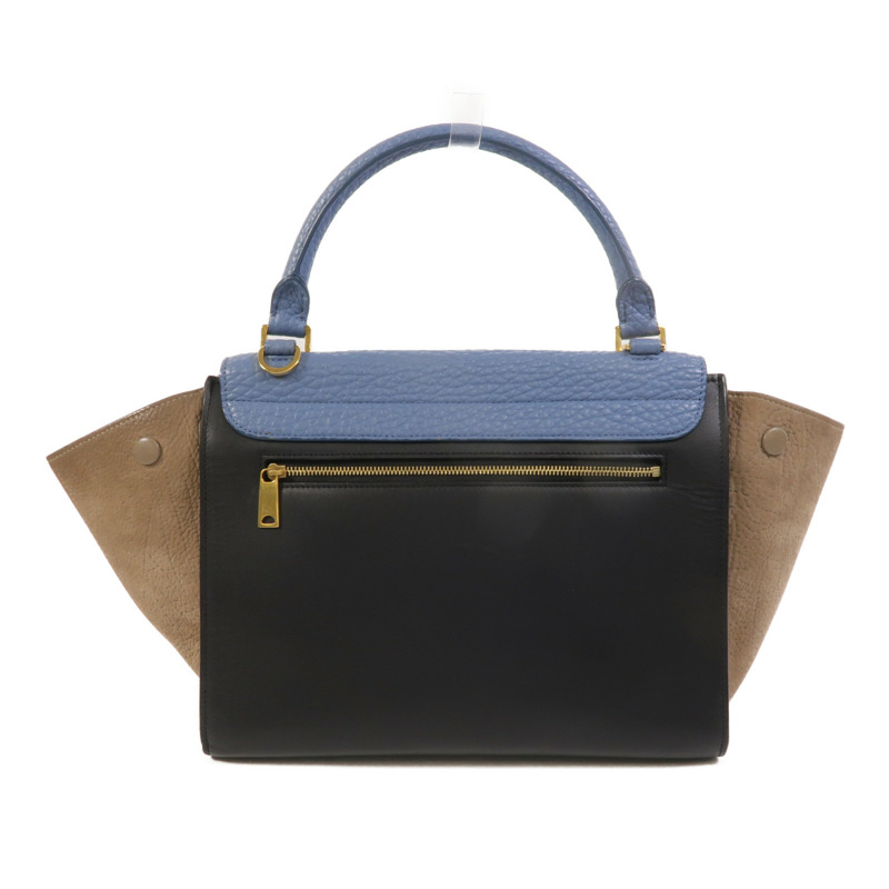 CELINE 牛皮皮革Trapeze手挽肩背兩用袋-1