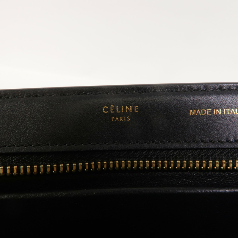 CELINE 牛皮皮革Trapeze手挽肩背兩用袋-5