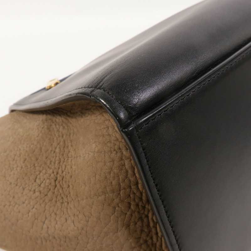 CELINE 牛皮皮革Trapeze手挽肩背兩用袋-12