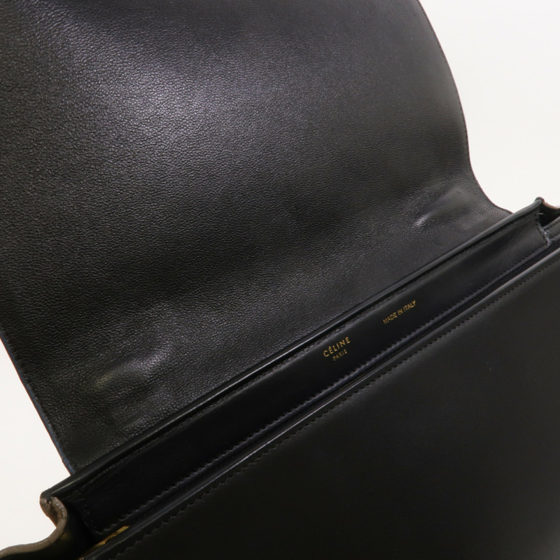 CELINE 牛皮皮革Trapeze手挽肩背兩用袋-17