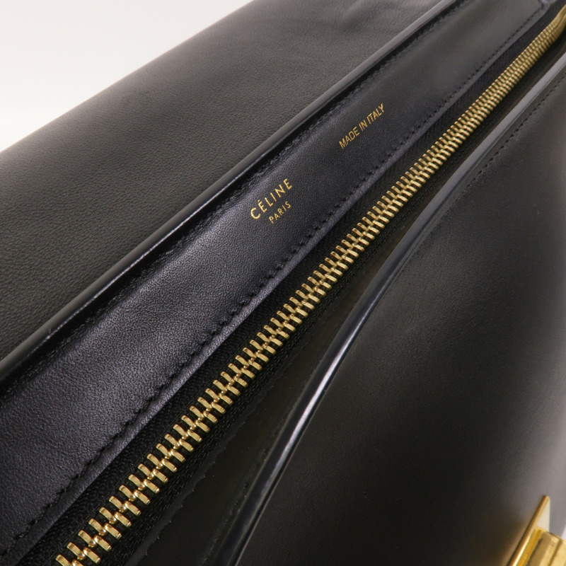 CELINE 牛皮皮革Trapeze手挽肩背兩用袋-19