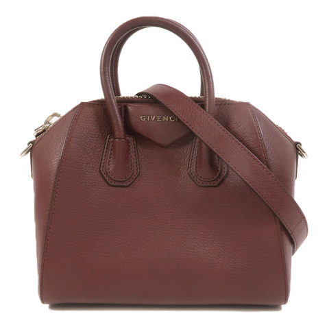 GIVENCHY 牛皮皮革Mini Antigona手挽肩背兩用袋