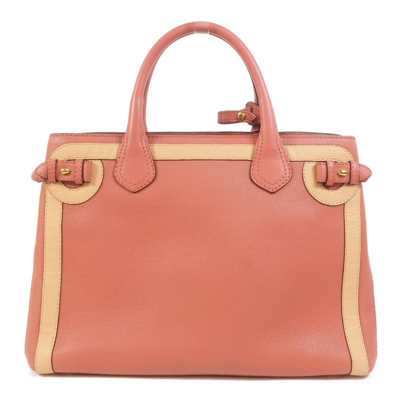 BURBERRY 牛皮皮革Banner Tote Medium手挽肩背兩用袋-1