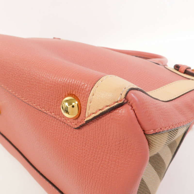 BURBERRY 牛皮皮革Banner Tote Medium手挽肩背兩用袋-12