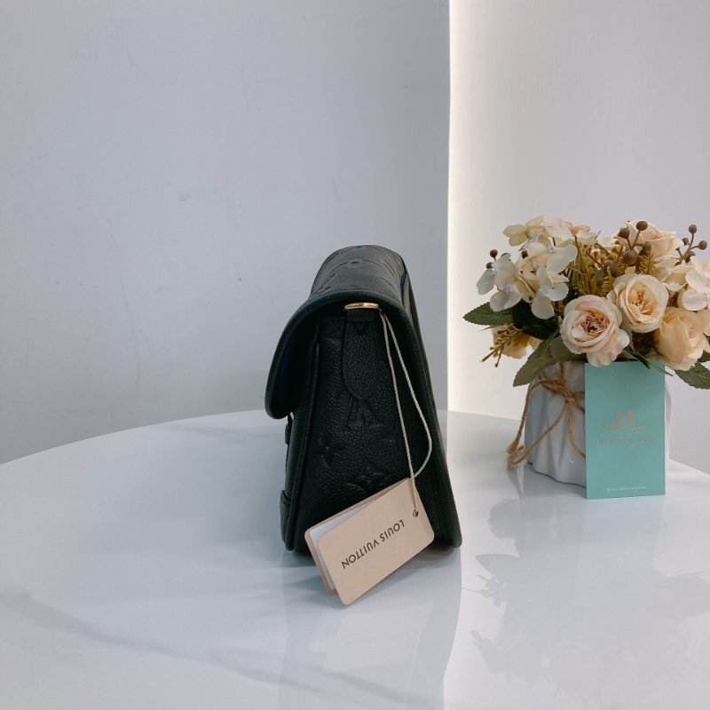 MS0726 Louis Vuitton 路易威登 戴安娜 牛皮 黑色 金扣 Diane Calfskin Black x GHW-3