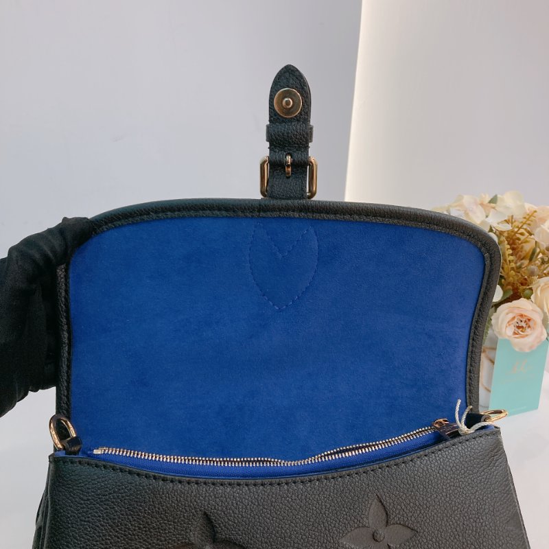 MS0726 Louis Vuitton 路易威登 戴安娜 牛皮 黑色 金扣 Diane Calfskin Black x GHW-14